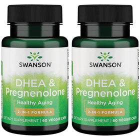 Swanson Complex DHEA et Pregnénolone 60 capsules végétales