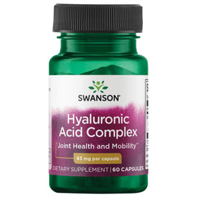 Swanson Complexe Acide Hyaluronique 60 Capsules vue de face
