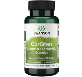 Swanson Complexe Curcufène 60 Capsules Végétales - Vue de l'emballage