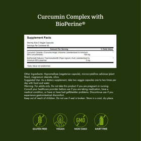 Swanson Complexe de Curcuma 120 Capsules Végétales - capsules individuelles