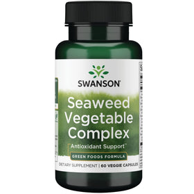 Swanson Complexe Végétal d'Algues Vertes 60 Capsules Végétales - vue avant