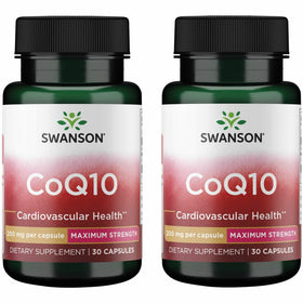 Swanson CoQ10 200 mg 30 capsules, vue de face
