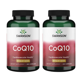 Swanson CoQ10 30 mg capsules front view