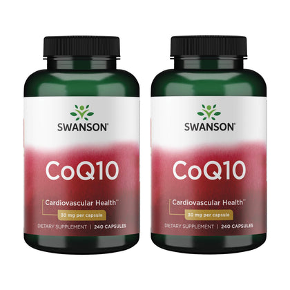 Swanson CoQ10 30 mg capsules front view