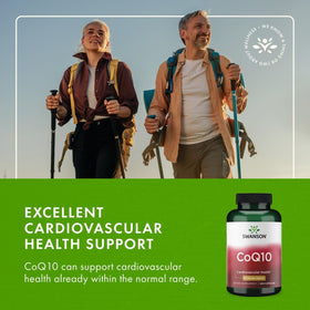 Swanson CoQ10 30 mg capsules with water