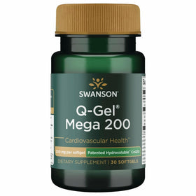 Swanson CoQ10 Hydrosoluble 200 mg gélules en boîte