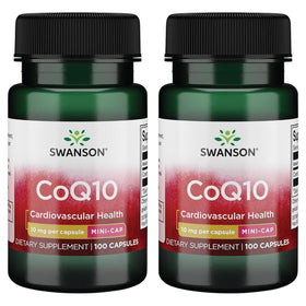 Swanson CoQ10 Mini Cap 10 mg, 100 capsules, vue de l'avant