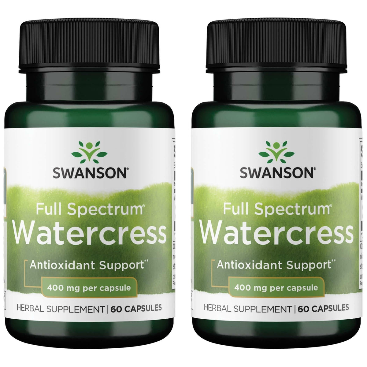 Swanson Cresson 400 mg gélules vue de face
