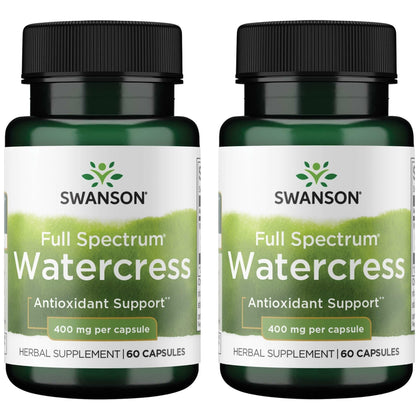 Swanson Cresson 400 mg gélules vue de face