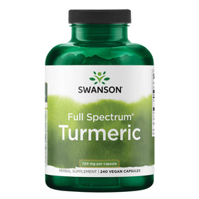 Swanson Curcuma Curcumine capsules, vue rapprochée des capsules
