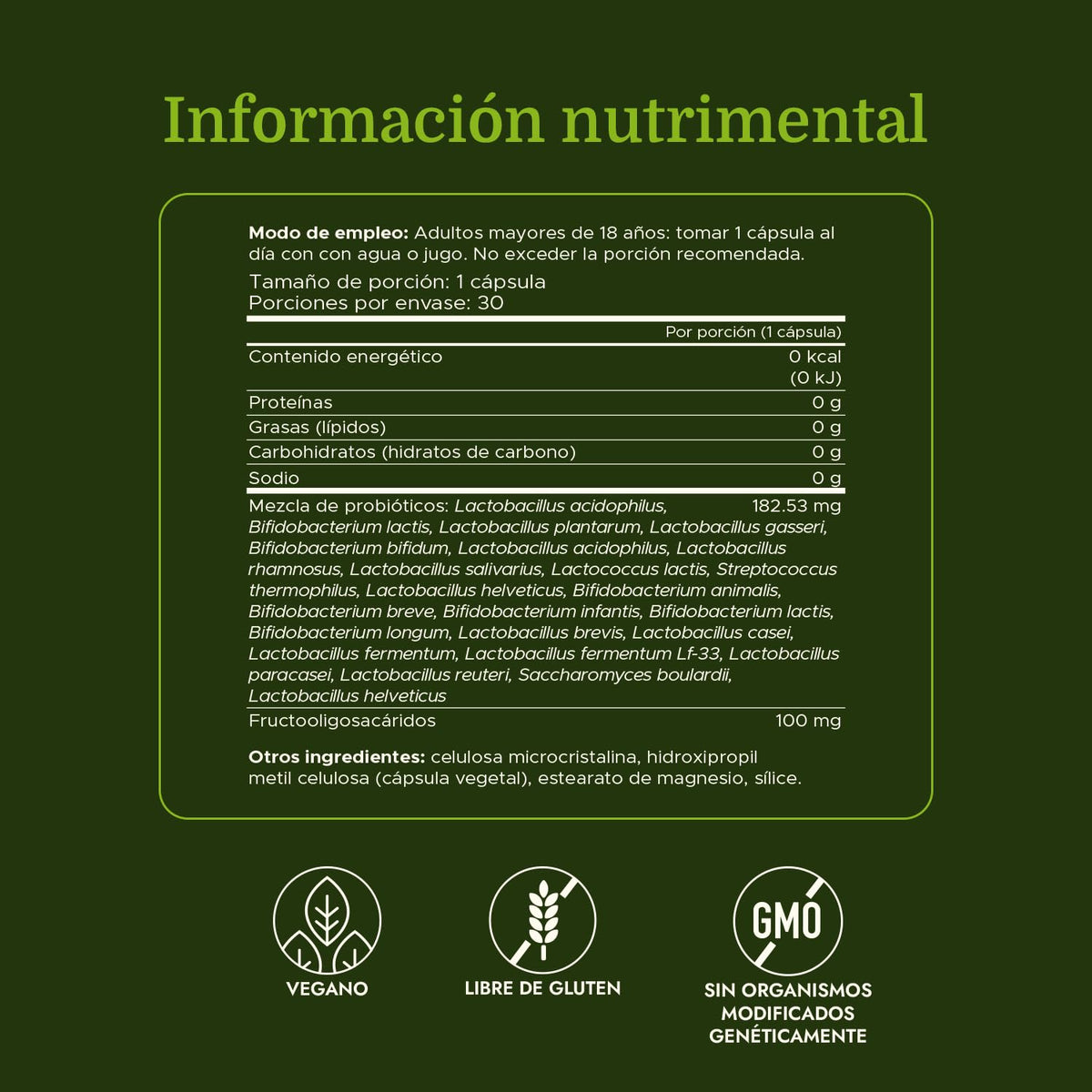 Swanson Epic-Pro Probiotique 30 milliards CFU gélules ouvertes