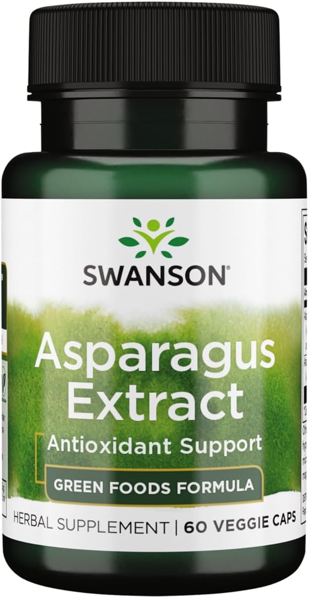 Swanson Extrait d'Asperge 60 gélules végétales vue avant