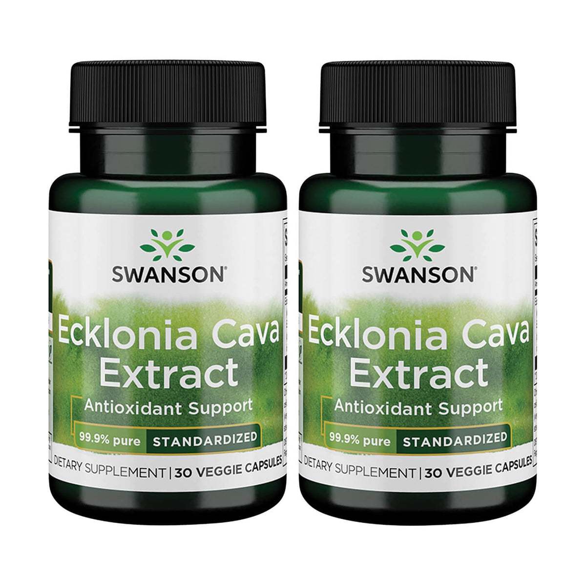 Swanson Extrait d'Ecklonia Cava 30 capsules végétales vue de face
