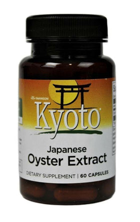Swanson Extrait d'Huître Japonaise 500 mg - capsules à l'intérieur de l'emballage