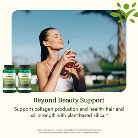Swanson Extrait de Bambou 300 mg capsules avec ingrédients