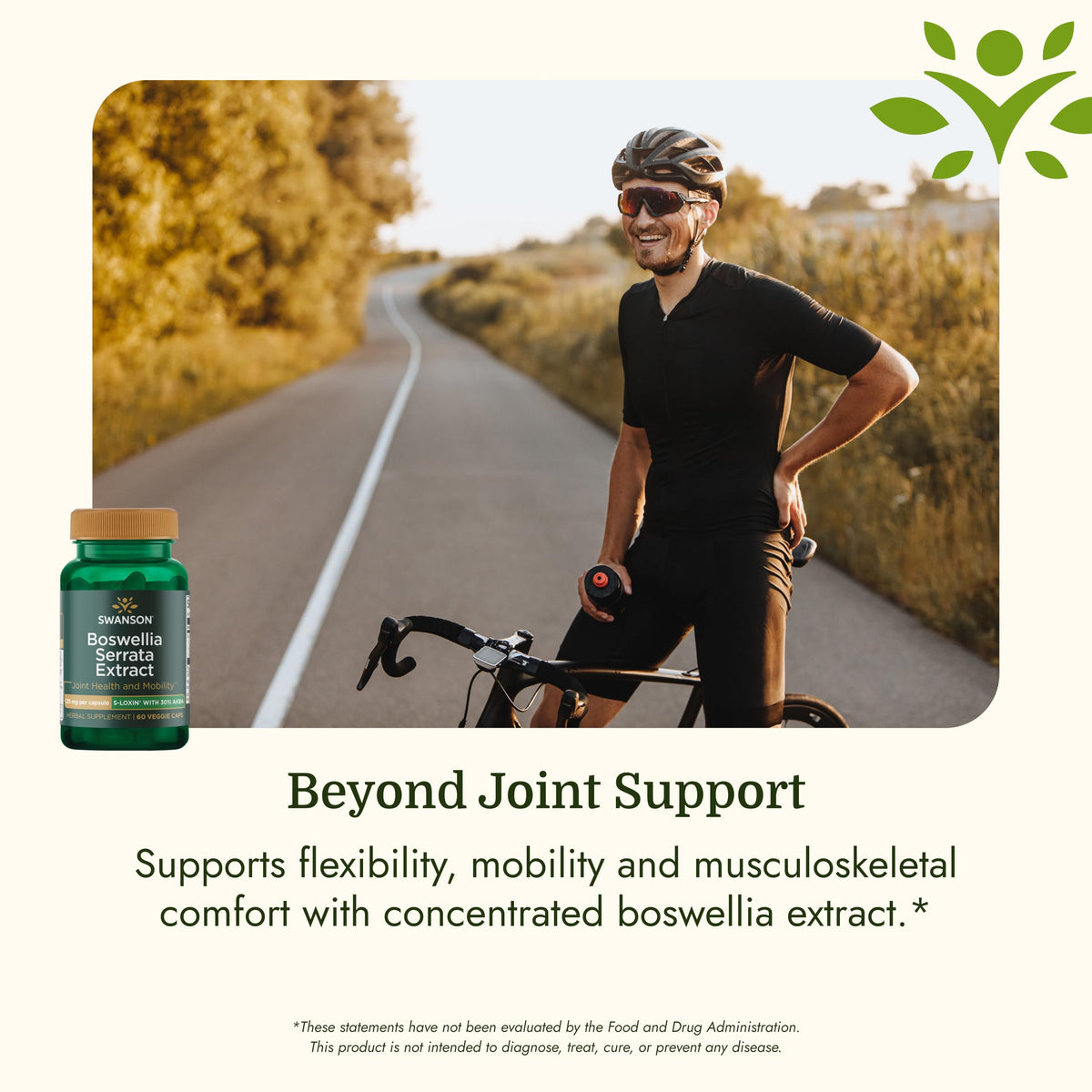 Swanson Extrait de Boswellia Serrata 125 mg, étiquette du produit