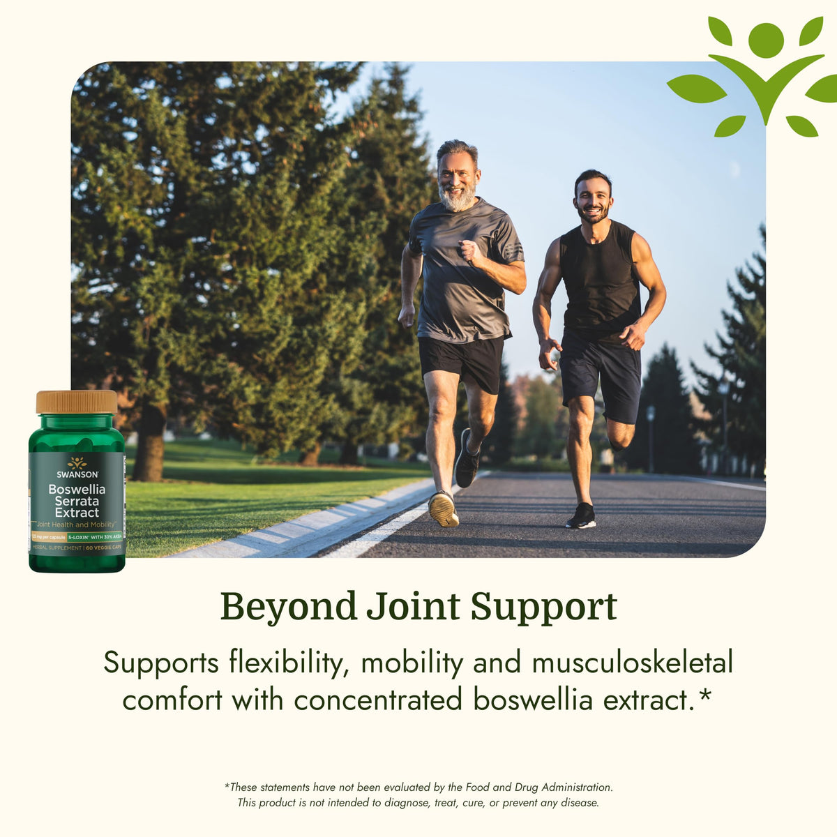 Swanson Extrait de Boswellia Serrata 125 mg, présentation en milieu naturel