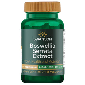Swanson Extrait de Boswellia Serrata 60 Capsules Végétales avant