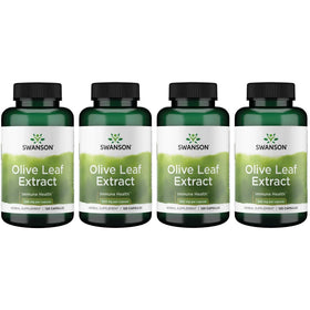 Swanson Extrait de Feuille d'Olivier 500 mg 120 Caps - vue avant