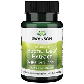 Swanson Extrait de Feuille de Buchu 100 mg capsules vue de face