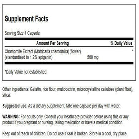 Swanson Extrait de Fleur de Camomille 500 mg capsules
