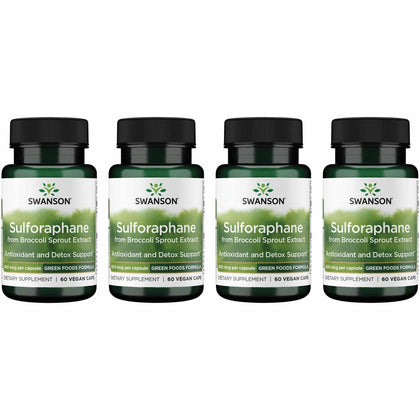Swanson Extrait de Germes de Brocoli Sulforaphane 60 gélules végétales face