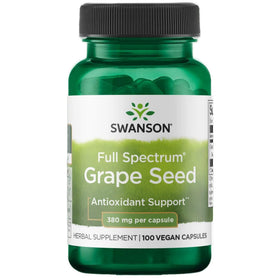 Swanson Extrait de Pépin de Raisin 380 mg boîte frontale