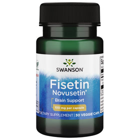 Swanson Fisetin Flavonoïde 100 mg gélules végétales avant