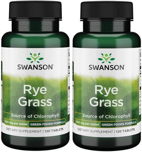 Swanson Formule Alimentaire à Base de Seigle 500 mg, vue de l'avant