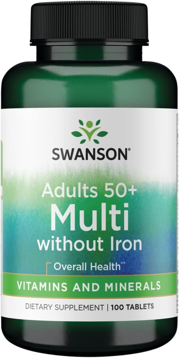 Swanson Geromulti 100 comprimés vue avant de l'emballage