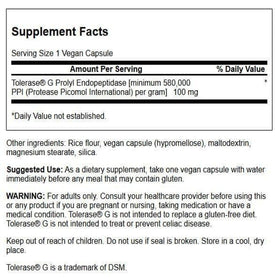 Swanson Gluten Rid 90 Capsules Végétales vue arrière