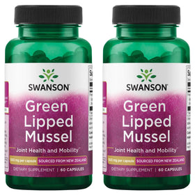 Swanson Green Lipped Mussel 60 capsules vue avant