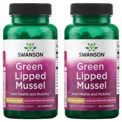 Swanson Green Lipped Mussel 60 capsules vue avant