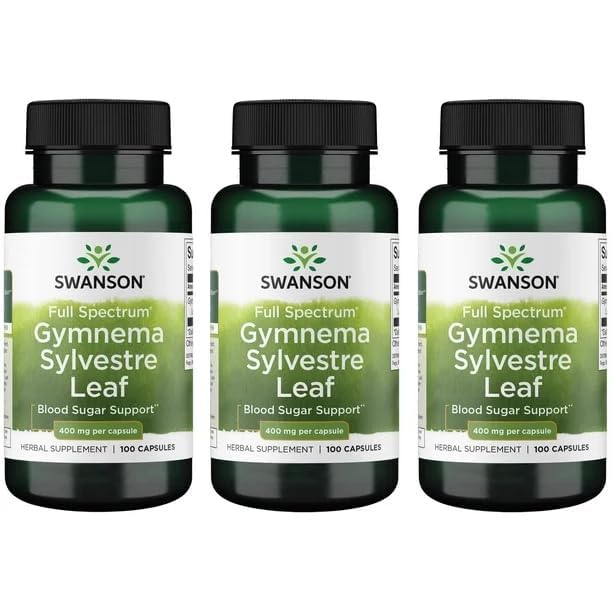 Swanson Gymnema Sylvestre 100 capsules vue avant