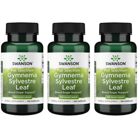 Swanson Gymnema Sylvestre 100 capsules vue avant