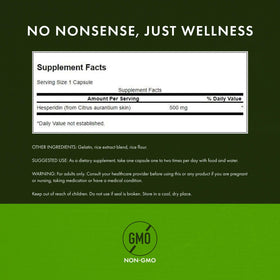 Swanson Hesperidine product label detail