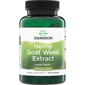 Swanson Horny Goat Weed Complex 120 capsules vue de face
