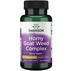 Swanson Horny Goat Weed Complex 60 capsules vue avant