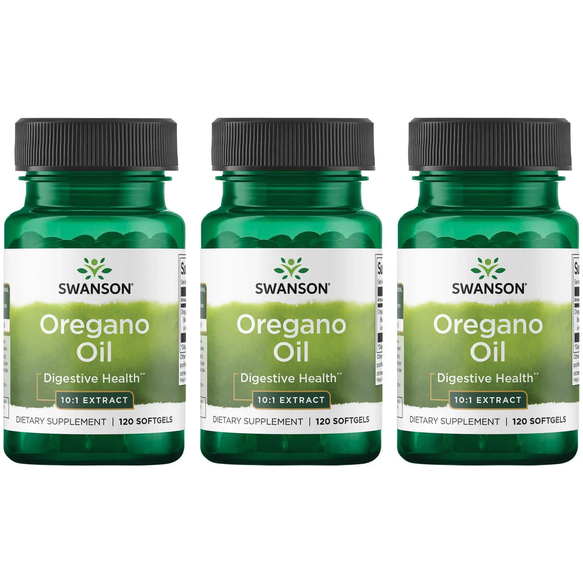 Swanson Huile d'Origan 150 mg gélules pack avant