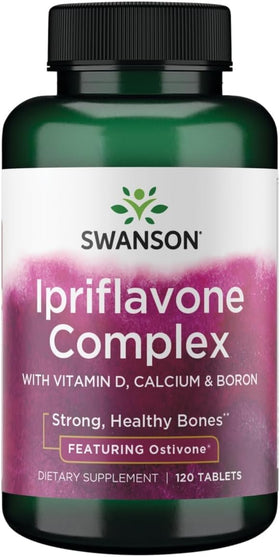 Swanson Ipriflavone Complex 120 comprimés vue avant
