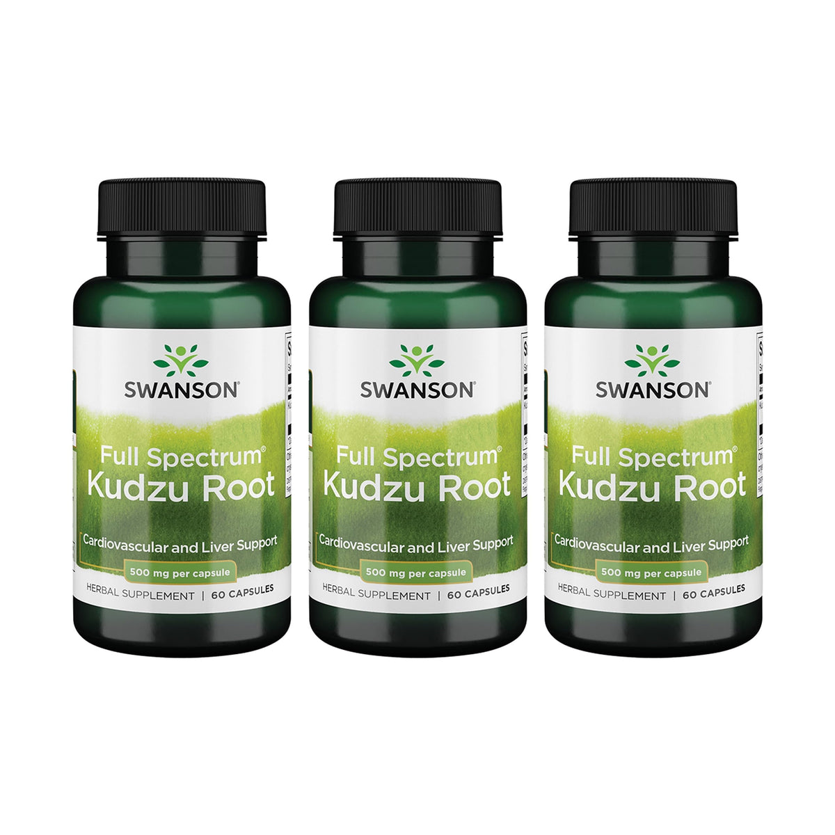Swanson Kudzu Racine complément alimentaire 60 capsules vue de face