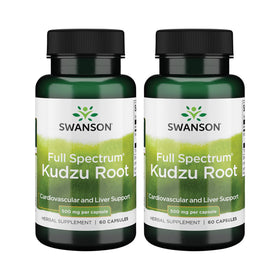 Swanson Kudzu Root 60 capsules front view