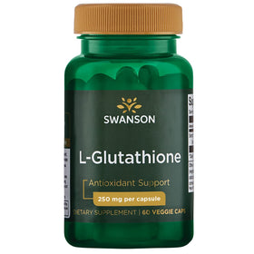 Swanson L-Glutathione 250 mg 60 capsules végétales vue de face