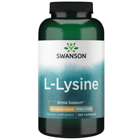 Swanson L-Lysine 500 mg 300 Capsules vue avant