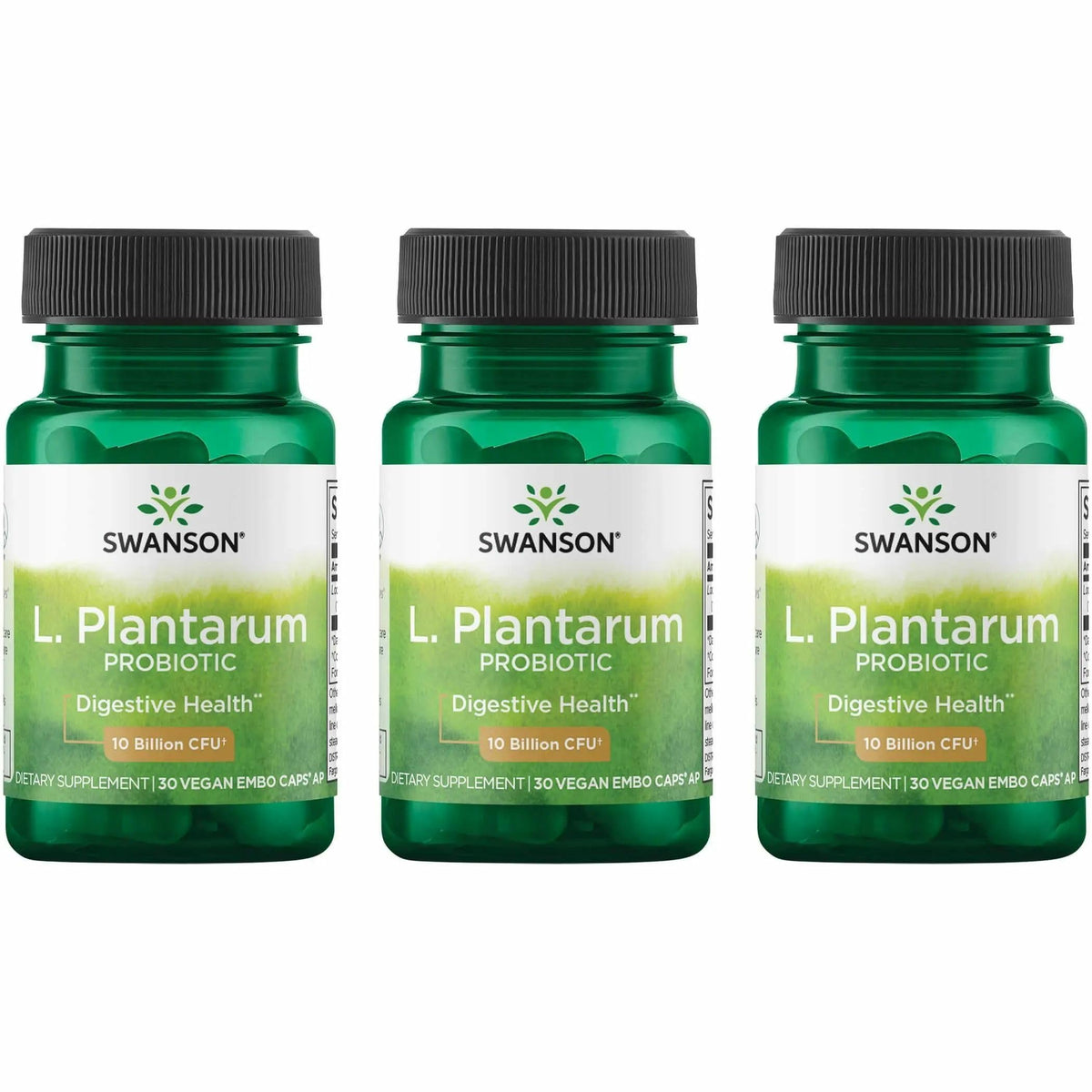 Swanson L. Plantarum 30 capsules végétales, vue de face