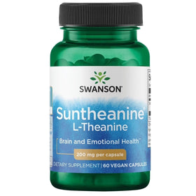 Swanson L-Theanine Double Potency 200 mg gélules végétales avant