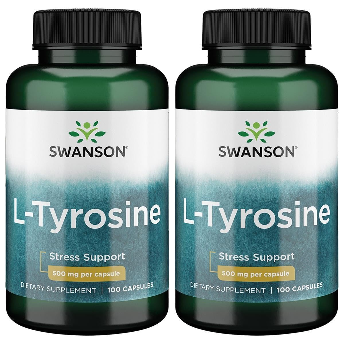 Swanson L-Tyrosine 500 mg 100 capsules vue de face
