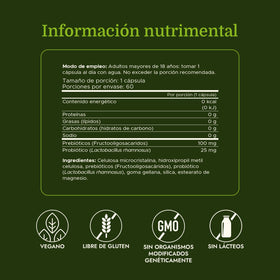 Swanson Lactobacillus Rhamnosus, capsules végétales sur fond blanc