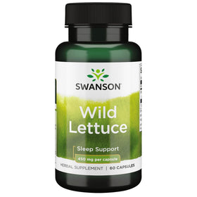 Swanson Laitue Sauvage 450 mg, 60 capsules vue de face