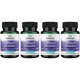 Swanson Lithium Orotate 5 mg, 60 capsules, vue de l'emballage avant